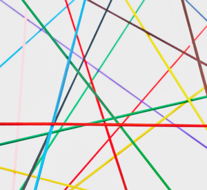 Symbolbild mit verschiedenen Fäden.